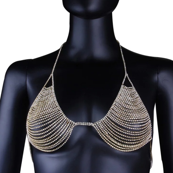 💎diamond💎 bra binky top half top - Picture 2 of 3